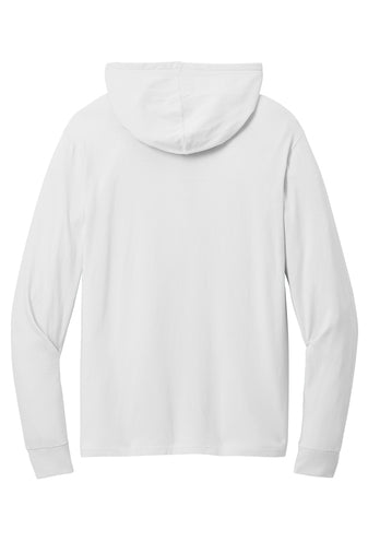 Port & Company Beach Wash Tee Hoodie in White