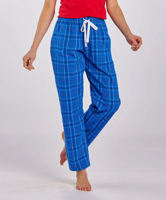 Flannel Pants in Royal Field Day