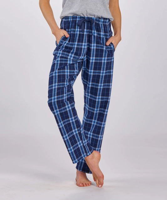 Flannel Pants in Navy / Columbia