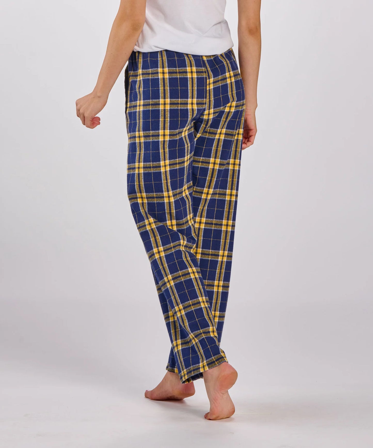 Flannel Pants in Navy / Gold