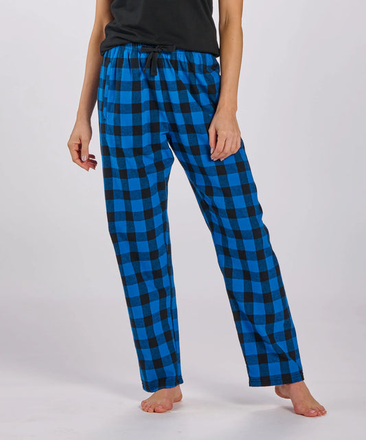 Flannel Pants in Royal / Black