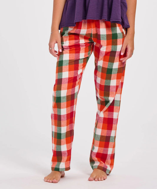 Flannel Pants in Autumn Plaid