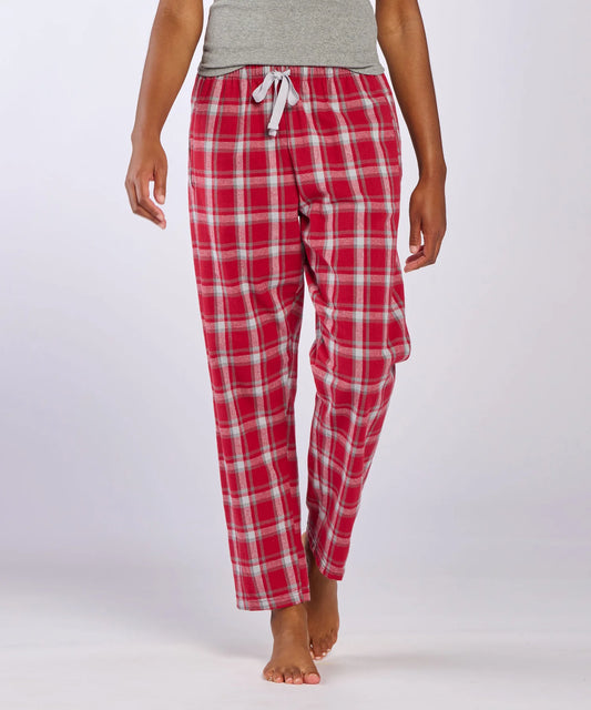 Flannel Pants in Red / White / Black