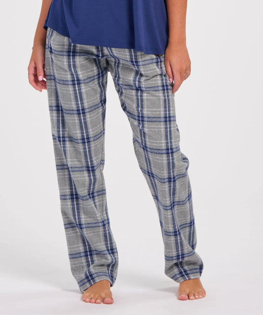 Flannel Pants in Heather / Navy