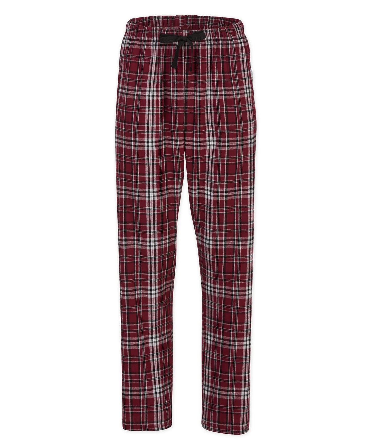 Flannel Pants in Maroon