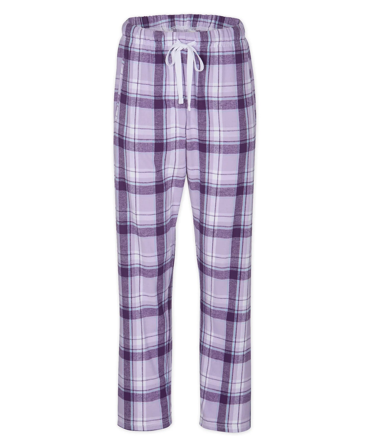 Flannel Pants in Lavender / Light Blue