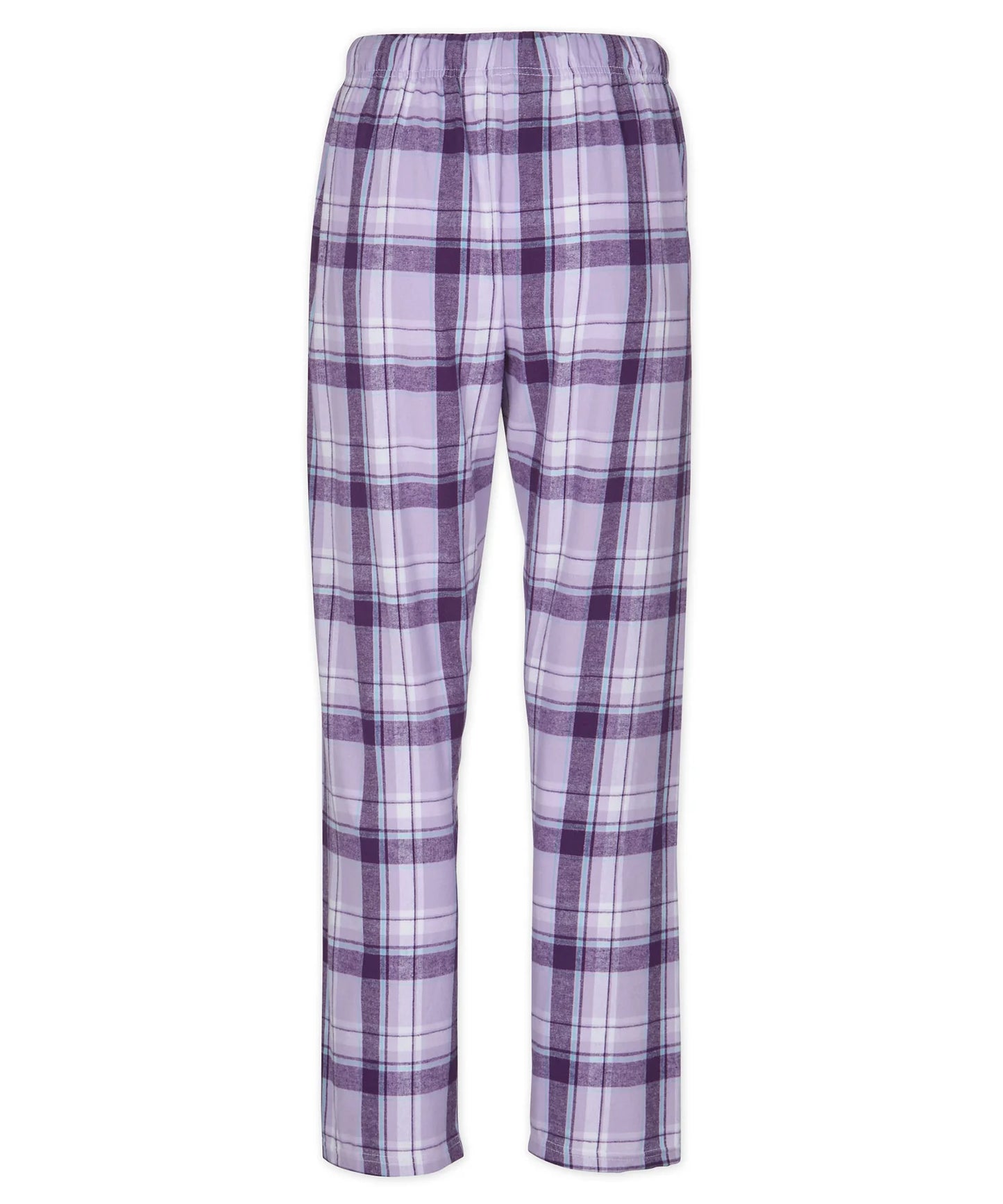 Flannel Pants in Lavender / Light Blue