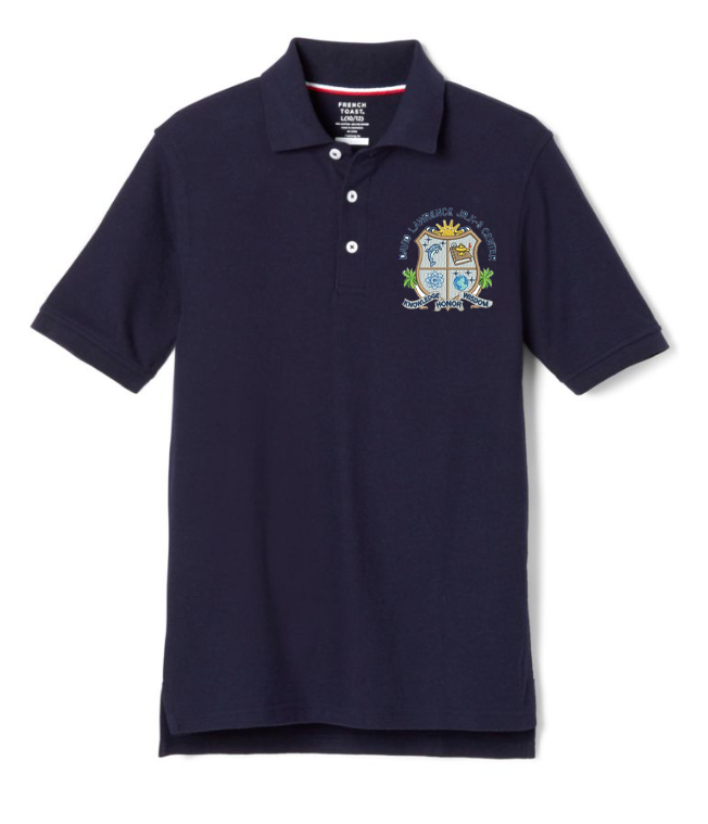 David Lawrence Jr Youth Boys Polo in Navy