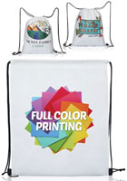 Drawstring Cinch Bag in Multiple Color Prints