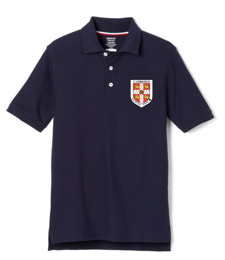 Cotton polo Navy girls/boys