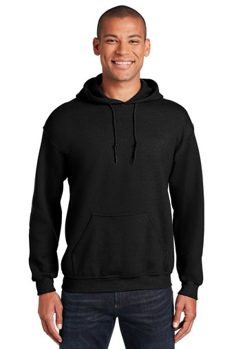 Gildan Unisex Heavy Blend Hoodie in Black