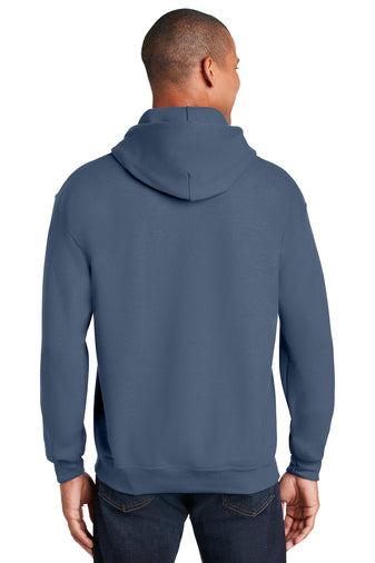 Indigo blue gildan hoodie sale