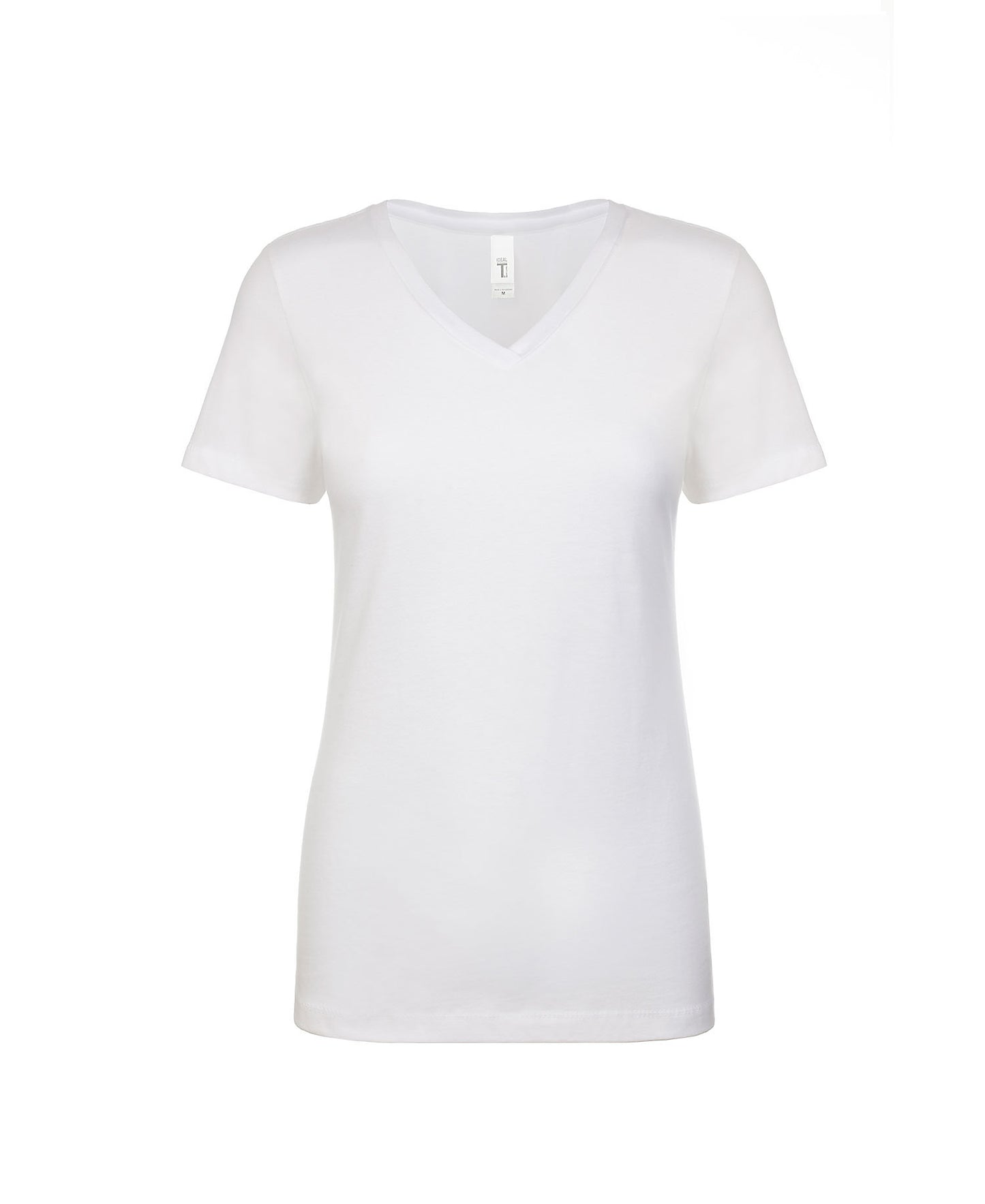 Next Level Ideal V Neck T Shirt in Turqouise