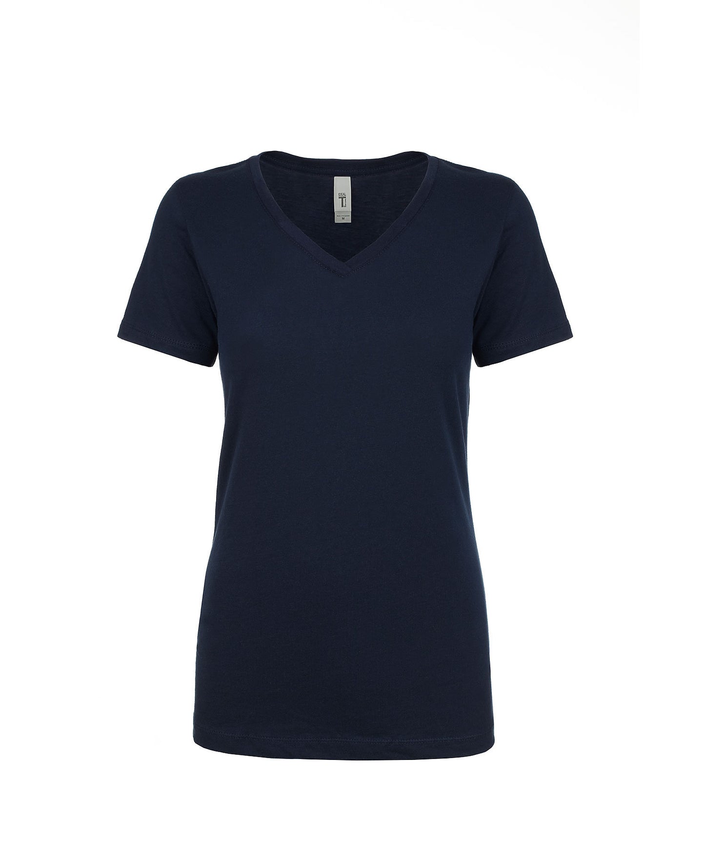 Next Level Ideal V Neck T Shirt in Turqouise