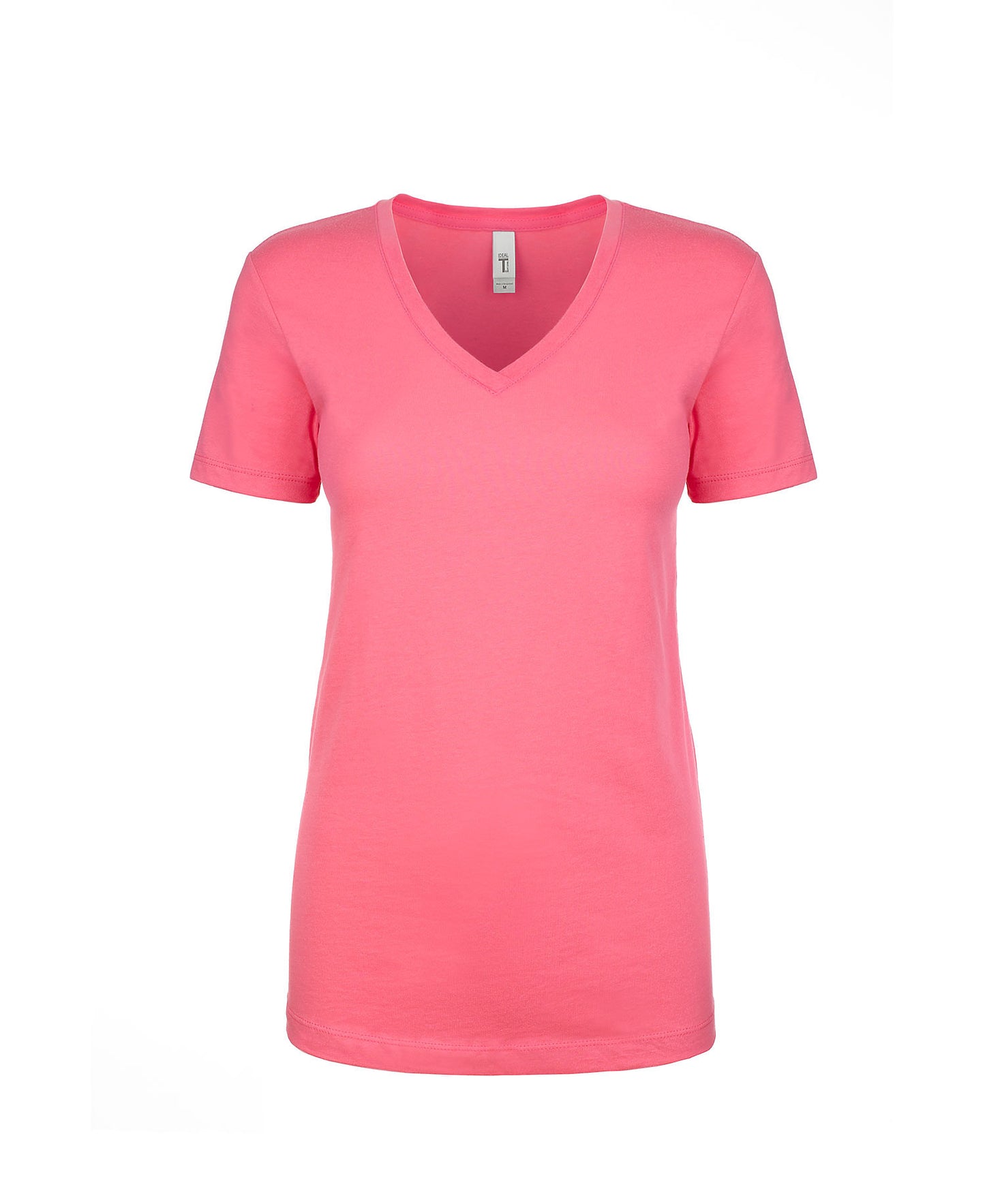 Next Level Ideal V Neck T Shirt in Turqouise